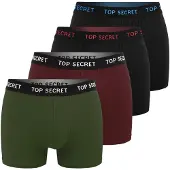 Top secret Herre Bomulds Boxershorts 4-pak Størrelse M