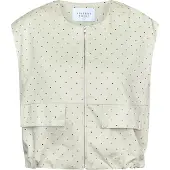 Sisters point Vest 'GARWIN-VE7' ecru / sort