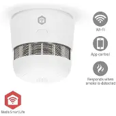 Nedis SmartLife Røgalarm, Zigbee, Hvid