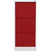 Phoenix Safe Co. FC1003GRK, Grå, Rød, Stål, 3 skuffe(r), Nøgle, 450 mm, 620 mm