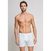 Schiesser Boksershorts 'Essentials' hvid