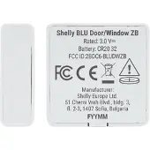 Shelly BLU Door/Window ZB White - Bluetooth & Zigbee dør-/vindue sensor