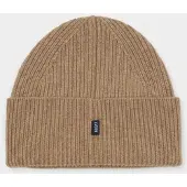 GOBI Cashmere Hue 'Ribbed Chunky Beanie' taupe