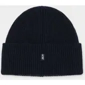 GOBI Cashmere Hue 'Ribbed Chunky Beanie' navy