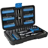 Güde Topnøglesæt m/ bits - 1/4" - 130 dele