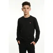 Napapijri Sweatshirt 'Balis C 2' rød / sort / hvid