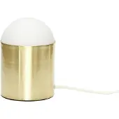 Hubsch bordlampe Ø12 cm Messing- frostet glas