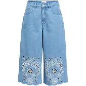 Object Jeans 'OBJIdda' blue denim / hvid