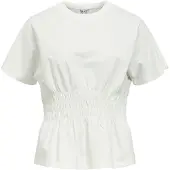 Object Smocked Peplum Top