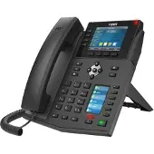 Fanvil X5U, IP telefon, Sort, Forbundet håndsæt, Bord/Væg, 16 Linier, 2000 entries