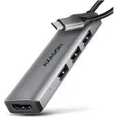 Axagon HMC-H3A STARTER - Dockingstation - for desktop, smartphone, tablet, laptop - USB-C / USB4 / Thunderbolt 3 / Thunderbolt 4 - HDMI