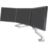 Ergotron HX - Komponenter til montering (håndtag, 3 akser, tredobbelt hængselsbue) - for 3 LCD skærme - hvid - skærmstørrelse: op til 24 - armmonterbar - for P/N: 45-475-216