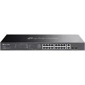 TP-LINK Omada ES220GMP, Administreret, L2, Gigabit Ethernet (10/100/1000), Strøm over Ethernet (PoE), Stativ-montering