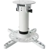 IC Intracom TECHly - Beslag - for projektor - aluminium, stål - hvid - loftsmonterbar