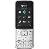 Mitel Atos SL6 - Ekstra trådløst håndsæt - med Bluetooth interface med opkalds-ID - DECT - sølv
