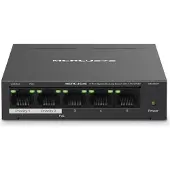 Mercusys MS105GP V1 - Switch - 5 x 10/100/1000 (4 PoE+) - desktop, væg-monterbar - PoE+ (65 W)