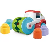 Clementoni Baby Soft Clemmy Steamroller Vehicle with Blocks 9pcs.