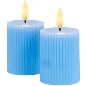 Sirius Home Sirius Smilla genopladeligt mini bloklys - blå (2 stk.)
