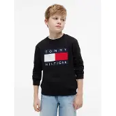 Tommy Hilfiger Sweatshirt - Heritage - Sort - - 5 år (110) - Sweatshirt