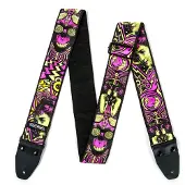 Dunlop ILD06 ILOVEDUST Guitar Strap Smoking Moon Orange
