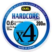 Duel Hardcore X4 Flettet Fiskesnøre 200 M