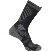 Salomon - Trail running tøj - Socks Aero Crew Black Castelrock til UnisexUld - Størrelse 39-41 - Sort