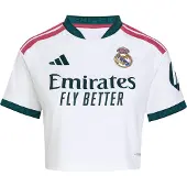 Adidas Real Madrid 26/27 Cropped hjemmebanetrøje, størrelse Small
