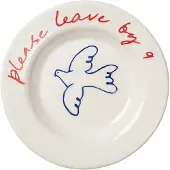 Pick a Poppy Bird Tapas tallerken Blue, 15 cm