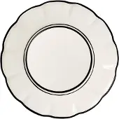 Pick a Poppy Bistro tallerken Black, 28 cm