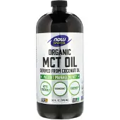 Now , Sports, Organisk MCT Oil, 32 fl oz (946 ml)