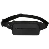 INF Lærred Fanny Pack Black