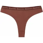 LEAFLETIC Slip 'Mid Rise Brazilian' brun