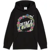 Puma MID 90s Relaxed Graphic Hoodie Youth, Shop, Black, 9-10Y