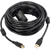 Microconnect Active USB 2.0 A-B Cable, 20M With integrated