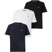 BOSS Bluser & t-shirts natblå / sort / hvid