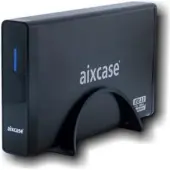 Aixcase AIX-BL35SU3, HDD kabinet, 3.5, SATA, Serial ATA II, Serial ATA III, 5 Gbit/sek., USB-tilslutning, Sort