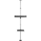 Techly ICA-TR32, 94 cm (37), 177,8 cm (70), 30 kg, 200 x 200 mm, 600 x 400 mm, Sølv
