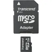 Transcend 2 Gb Sd-kortadapter Klasse 2 Hukommelseskort
