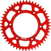 Supersprox Aluminium 49d Ral210x49red Bagtandhjul