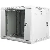 Lanberg - Rack kabinet - vægmonterbar - grå, RAL 7035 - 9U - 19