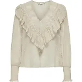 ONLY Bluse 'ONLELEANOR' mørkebeige