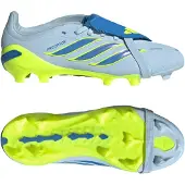 Adidas Predator Elite Fold-over Tongue FG Ice Cold Precision - Lyseblå/Blå/Gul Børn - Græs (FG), størrelse 33