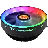 Thermaltake UX100 ARGB - Processor-køler - (for: LGA775, LGA1156, AM2, AM2+, AM3, LGA1155, AM3+, FM1, FM2, LGA1150, LGA1151, AM4, LGA1200) - aluminium - 120 mm