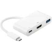 Microconnect - Ekstern videoadapter - USB-C 3.1 - HDMI - hvid