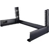 StarTech.com Startech 4U 19 Desktop Open Frame Rack, 2 Post Free-Standing Network Rack Switch Depth for Patch Panel/Data/AV/IT/Communication/Studio/Computer Equi