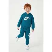 Nike Joggingdragt 'CLUB FLEECE' petroleum / hvid