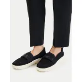 Caprice Slipper, black, made of Leather, Size 38
