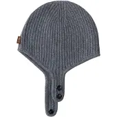 GOBI Cashmere Hue 'Knitted Aviator Cap' grå