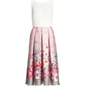 Swing Coctailkjole siv / lys pink / lys rød / hvid