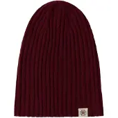 GOBI Cashmere Hue 'Unisex Cashmere Rib Knit Hat' bordeaux
